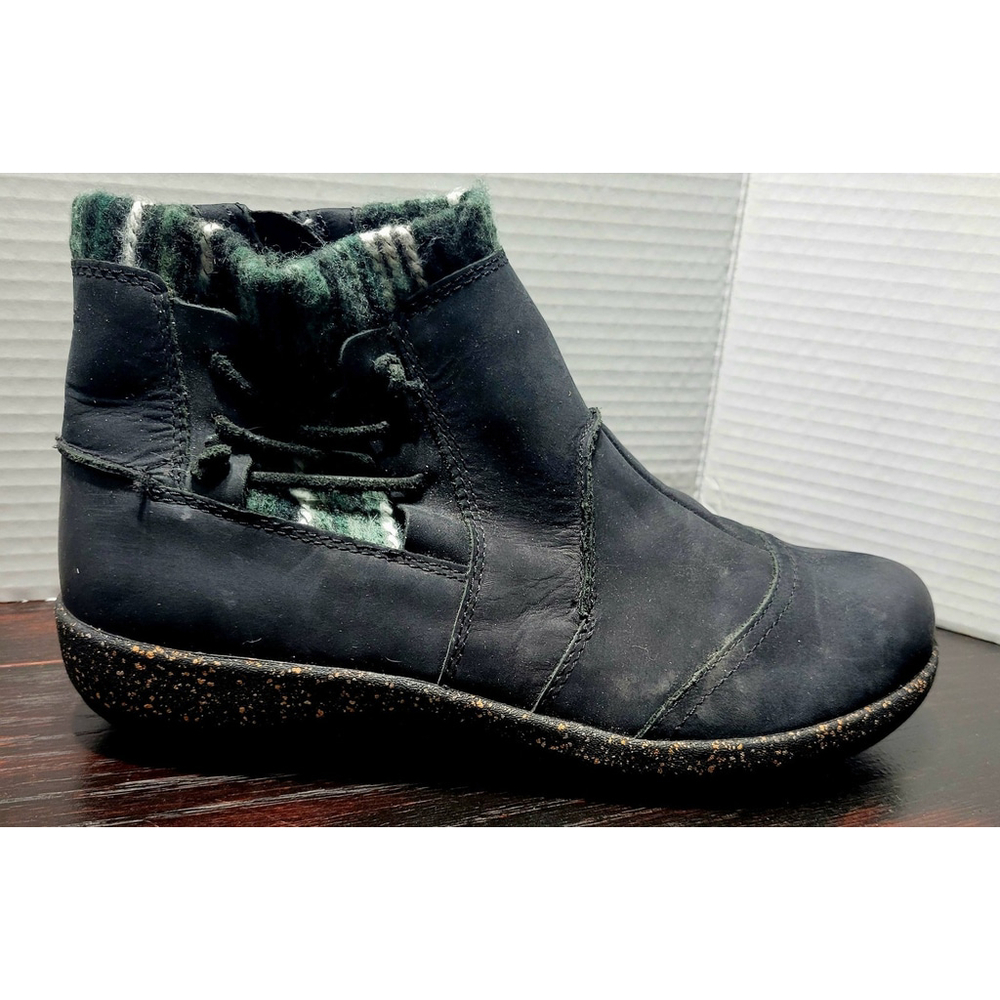 Aetrex Womens Cammie Black Suede Bootie Size 10 - Picture 8 of 11